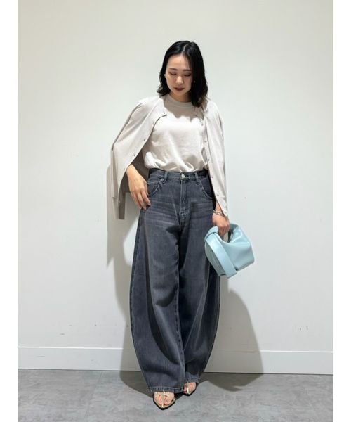  【WEB限定カラー】SET UPラメニットクルーネックカーディガン