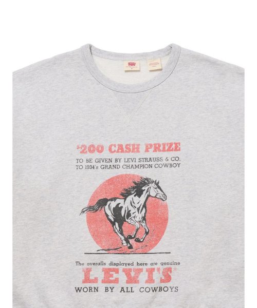 Levi's(リーバイス)/クルーネック スウェットシャツ グレー HEATHER GRAY/img05