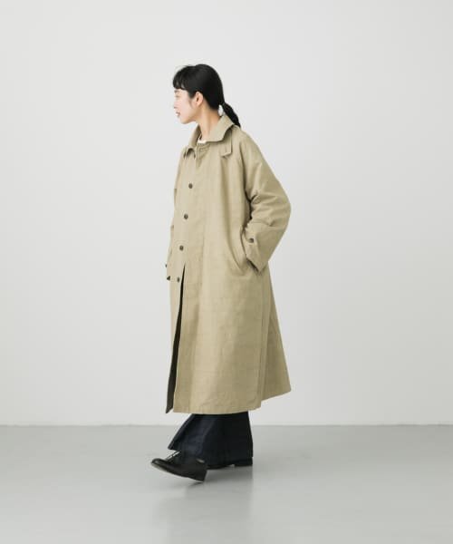 ステンカラーラグランビッグコート 