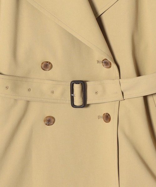 quaranciel:〈洗濯機可能〉バック フレア ミディ トレンチ コート quaranciel トレンチ コート 品番：614 ONE