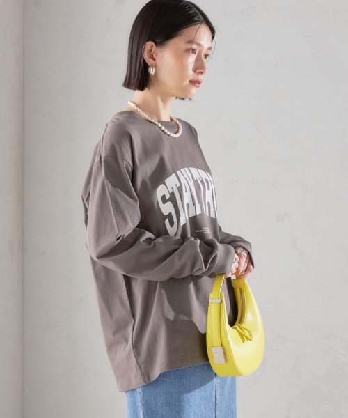 SHIPS WOMEN(シップス　ウィメン)/【SHIPS別注】81BRANCA:ロゴ ロングスリーブ TEE/img31