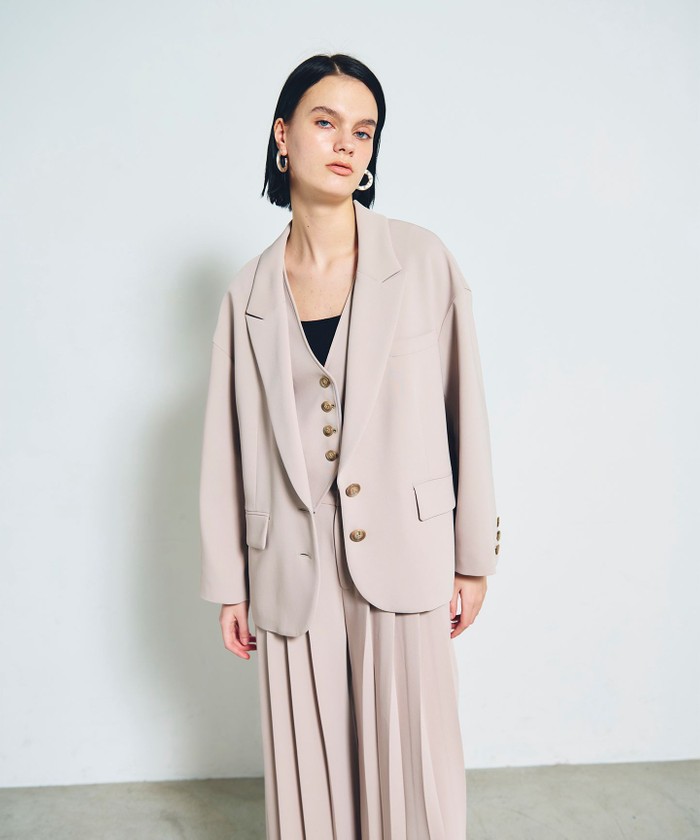 グレースコンチネンタル⭐️ トリアセオーバーサイズジャケット　サイズ36 トリアセオーバーサイズジャケット(505896499)｜阪急百貨店公式通販