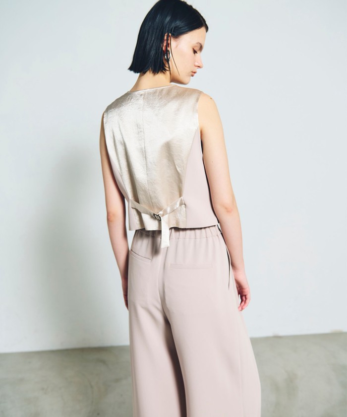 美品　グレースクラス　トリアセリネンショートジレ トリアセリネンショートジレ / GRACE CONTINENTAL | GRACE