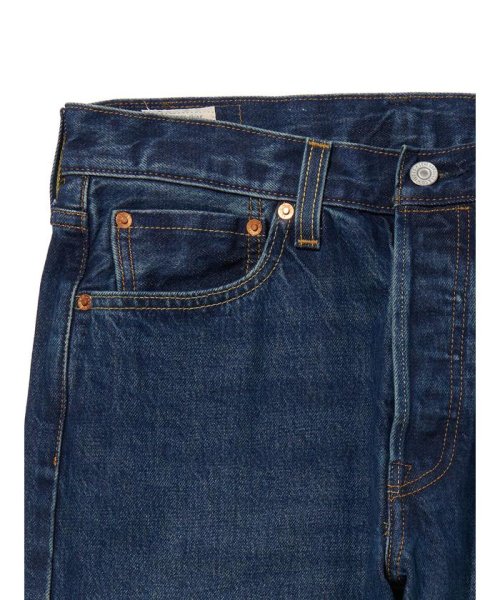 501(R) ジーンズ ダークインディゴ BLAST OF BLUE SELVE 《追加》サイドカーブクラッシュデニム E1591913345(12155円)