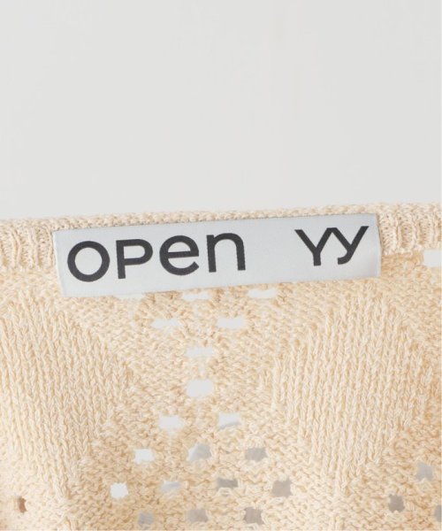 JOINT WORKS(ジョイントワークス)/【OPEN YY / オープンワイワイ】ARGYLE POINTELLE KNIT BOLERO/img15