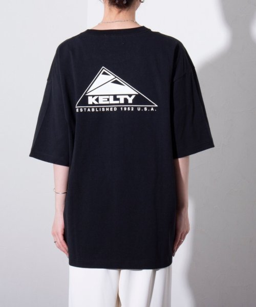 GLOSTER(GLOSTER)/【限定展開】【KELTY×GLOSTER】別注  ケルティワンポイントワッペン バックプリントTシャツ/img23