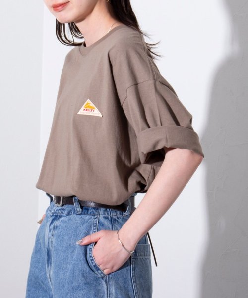 GLOSTER(GLOSTER)/【限定展開】【KELTY×GLOSTER】別注  ケルティワンポイントワッペン バックプリントTシャツ/img26