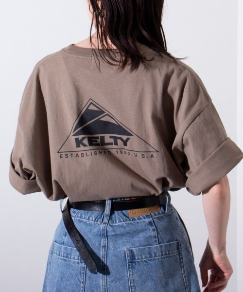 GLOSTER(GLOSTER)/【限定展開】【KELTY×GLOSTER】別注  ケルティワンポイントワッペン バックプリントTシャツ/img29