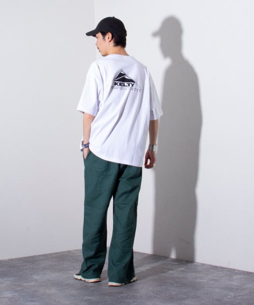 GLOSTER(GLOSTER)/【限定展開】【KELTY×GLOSTER】別注  ケルティワンポイントワッペン バックプリントTシャツ/img30