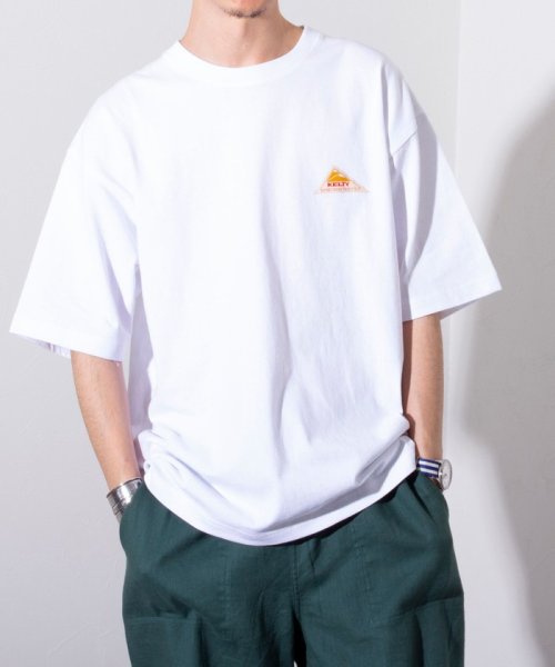 GLOSTER(GLOSTER)/【限定展開】【KELTY×GLOSTER】別注  ケルティワンポイントワッペン バックプリントTシャツ/img33