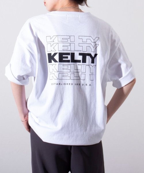 GLOSTER(GLOSTER)/【限定展開】【KELTY×GLOSTER】別注 バックタイポロゴプリントTシャツ ワンポイントワッペン/img31
