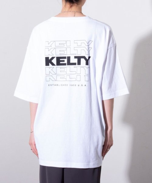 GLOSTER(GLOSTER)/【限定展開】【KELTY×GLOSTER】別注 バックタイポロゴプリントTシャツ ワンポイントワッペン/img33