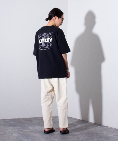 GLOSTER(GLOSTER)/【限定展開】【KELTY×GLOSTER】別注 バックタイポロゴプリントTシャツ ワンポイントワッペン/img44