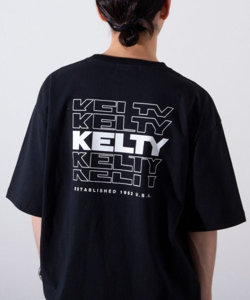 GLOSTER(GLOSTER)/【限定展開】【KELTY×GLOSTER】別注 バックタイポロゴプリントTシャツ ワンポイントワッペン/img52