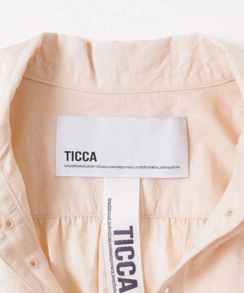 URBAN RESEARCH(アーバンリサーチ)/TICCA　コットンリネンレースアップシャツ/img27