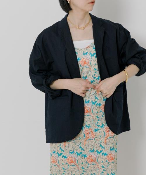 TICCA　コットンリネンシャツジャケット 