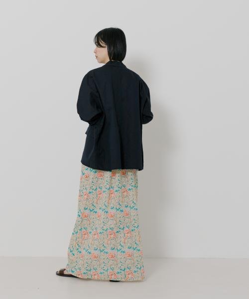 TICCA　コットンリネンシャツジャケット 