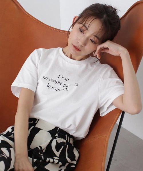 N Natural Beauty Basic(エヌナチュラルビューティベーシック)/タイプライター風ロゴTシャツ/img18