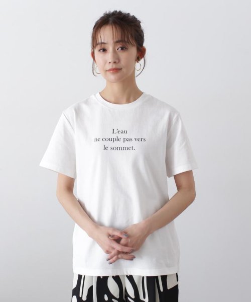 N Natural Beauty Basic(エヌナチュラルビューティベーシック)/タイプライター風ロゴTシャツ/img25