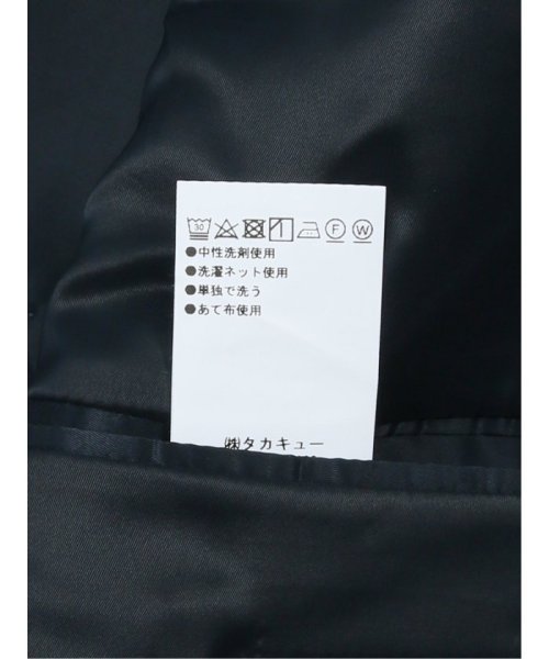 TAKA-Q(タカキュー)/ストレッチウォッシャブル レギュラーフィット 2ボタン2ピーススーツ 組織紺 メンズ セットアップ ジャケット ビジネス カジュアル 通勤 仕事/img14