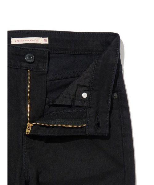 Levi's(リーバイス)/725（TM） ハイウエスト ブーツカット ブラック NIGHT IS BLACK/img07