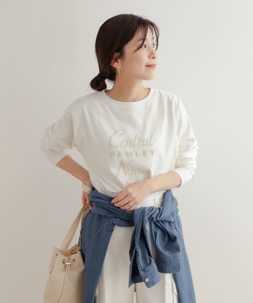 URBAN RESEARCH DOORS(アーバンリサーチドアーズ)/ロゴプリントロングTシャツ/img11