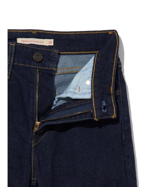 Levi's(リーバイス)/725（TM） ハイウエスト ブーツカット ダークインディゴ BLUE WAVE RINSE/img07