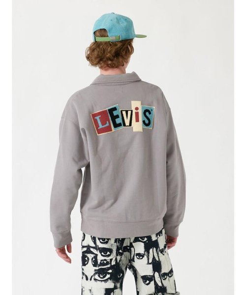 Levi's(リーバイス)/LEVI'S(R) SKATE ハーフジップシャツ グレー SILVER FOX/img02