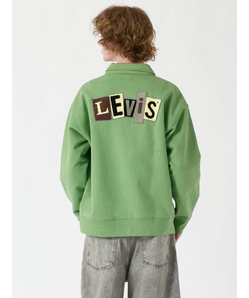 Levi's(リーバイス)/LEVI'S(R) SKATE ハーフジップシャツ グリーン JADE GREEN/img02
