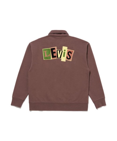 Levi's(リーバイス)/LEVI'S(R) SKATE ハーフジップシャツ ブラウン PEPPERCORN/img06