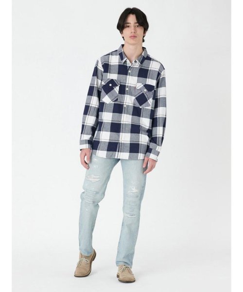 Levi's(リーバイス)/リラックスフィット ウエスタンシャツ ブルー GOUGH PLAID/img09