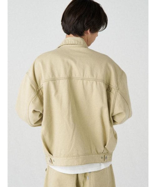 Levi's(リーバイス)/SILVERTAB（TM） トラッカージャケット ベージュ BEACH SAND CATAMAR/img02