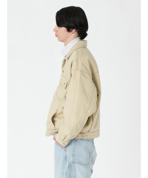 Levi's(リーバイス)/SILVERTAB（TM） トラッカージャケット ベージュ BEACH SAND CATAMAR/img04