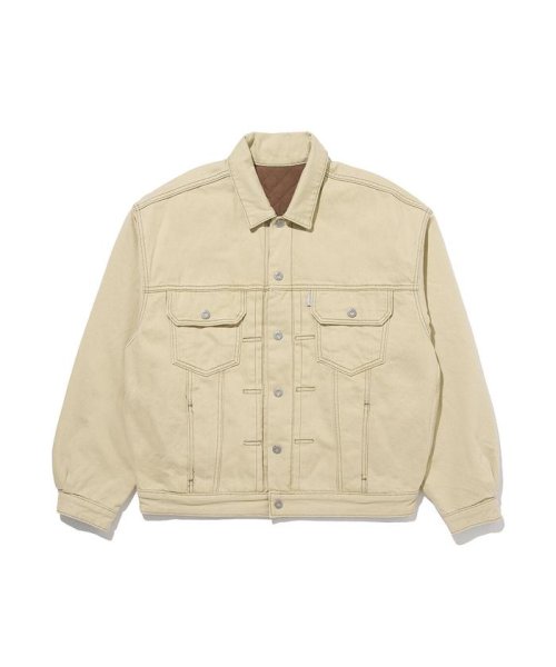 Levi's(リーバイス)/SILVERTAB（TM） トラッカージャケット ベージュ BEACH SAND CATAMAR/img07