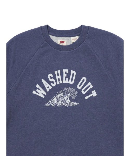 Levi's(リーバイス)/カットオフ ラグラン Tシャツ ブルー SURF CREW/img05