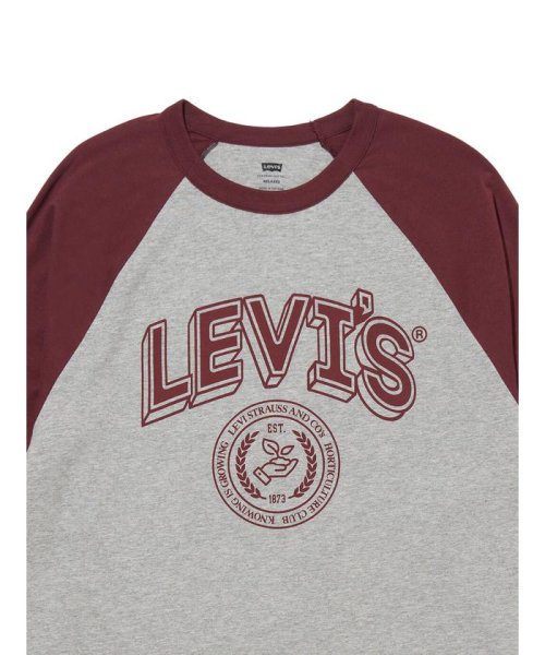 Levi's(リーバイス)/グラフィック ロングスリーブ ラグランシャツ レッド　VARSITY HEADLINE/img08