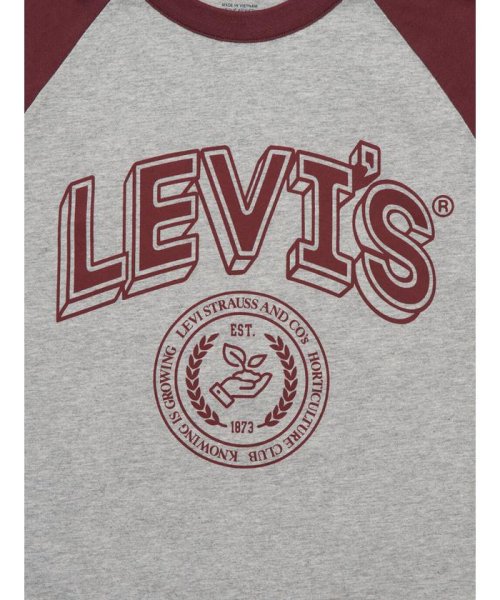 Levi's(リーバイス)/グラフィック ロングスリーブ ラグランシャツ レッド　VARSITY HEADLINE/img09