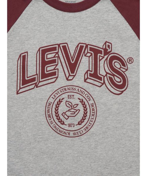 Levi's(リーバイス)/グラフィック ロングスリーブ ラグランシャツ レッド　VARSITY HEADLINE/img13