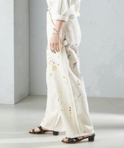 【SHIPS別注】WHITE FIELD:〈洗濯機可能〉ペインター パンツ WHITE FIELD L1236880756(9510円)