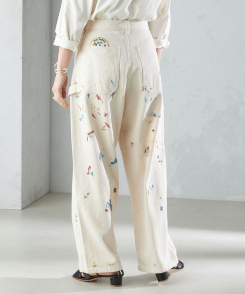 【SHIPS別注】WHITE FIELD:〈洗濯機可能〉ペインター パンツ WHITE FIELD L1236880756(9510円)
