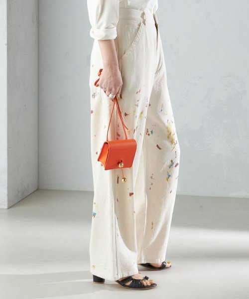 【SHIPS別注】WHITE FIELD:〈洗濯機可能〉ペインター パンツ WHITE FIELD L1236880756(9510円)