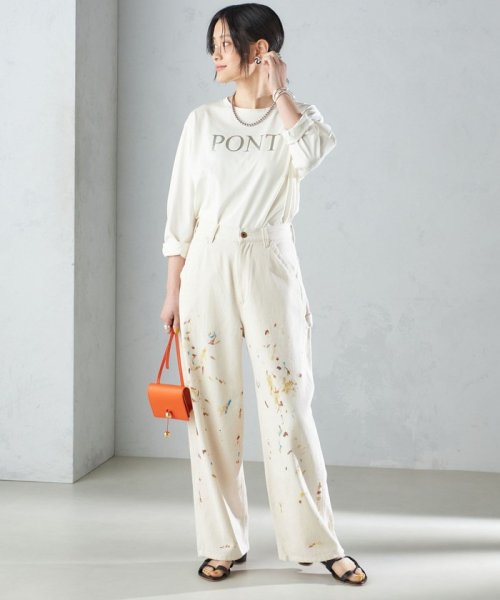 【SHIPS別注】WHITE FIELD:〈洗濯機可能〉ペインター パンツ WHITE FIELD L1236880756(9510円)