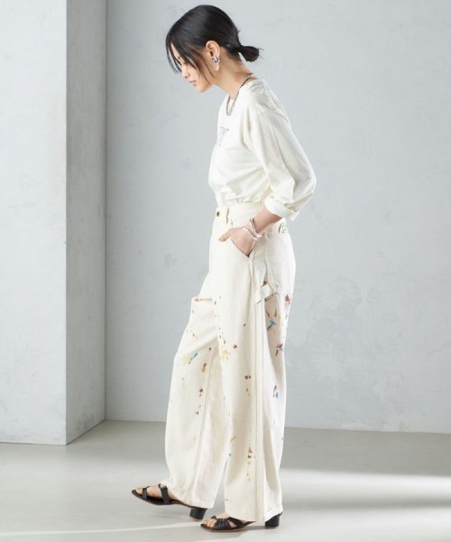 【SHIPS別注】WHITE FIELD:〈洗濯機可能〉ペインター パンツ WHITE FIELD L1236880756(9510円)