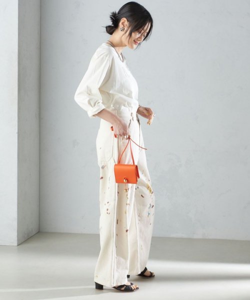 【SHIPS別注】WHITE FIELD:〈洗濯機可能〉ペインター パンツ WHITE FIELD L1236880756(9510円)