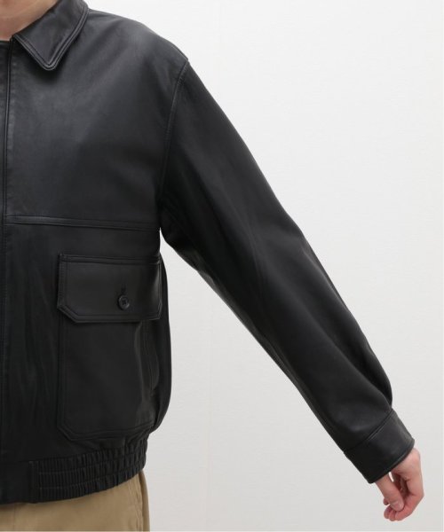 ラム ダッド レザーブルゾン 