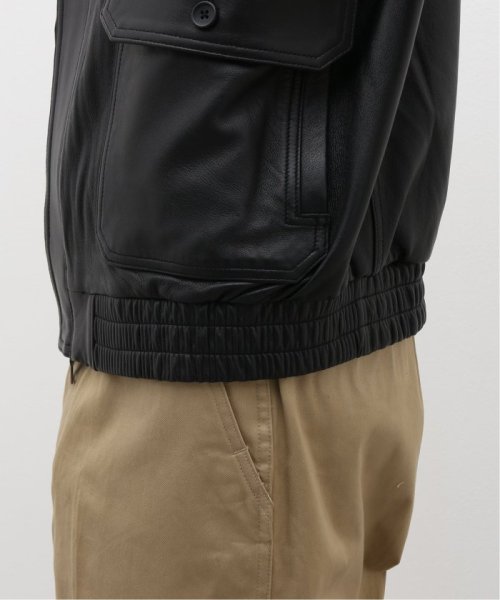 ラム ダッド レザーブルゾン 