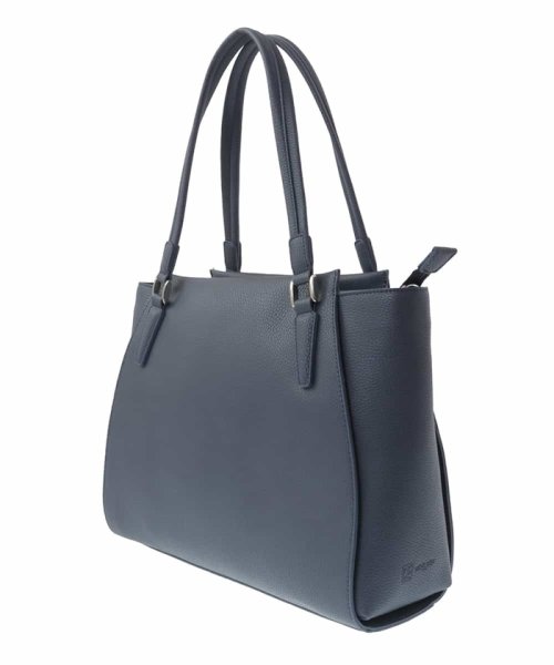 MK MICHEL KLEIN BAG(エムケーミッシェルクランバッグ)/【2WAY】フェイクレザーエレガントスクエアトートバッグ/img02