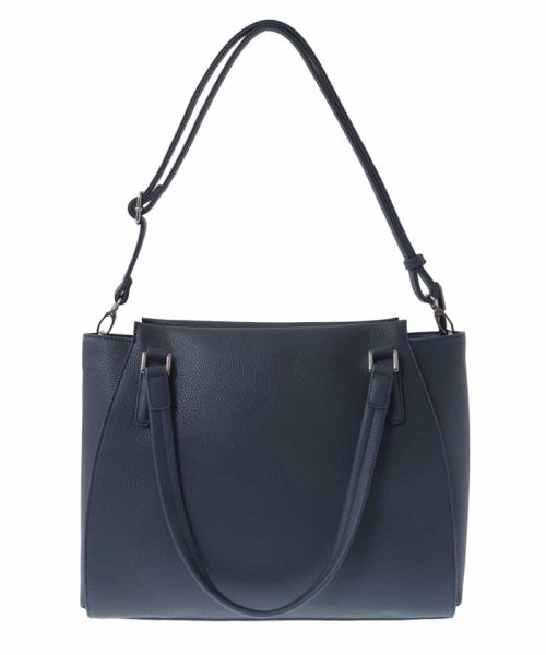 MK MICHEL KLEIN BAG(エムケーミッシェルクランバッグ)/【2WAY】フェイクレザーエレガントスクエアトートバッグ/img04