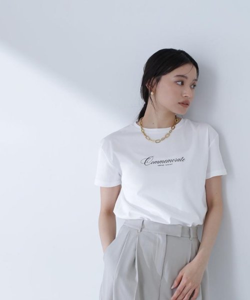 NATURAL BEAUTY BASIC(ナチュラルビューティーベーシック)/メタルプレートロゴTシャツ/img11