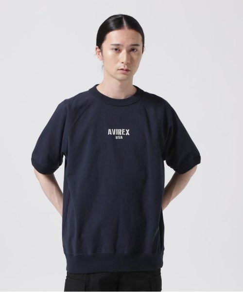 AVIREX(AVIREX)/《直営店限定》NOT SWEAT T－SHIRT USN / ノット スウェット Tシャツ USネイビー / AVIREX / アヴィレック/img01